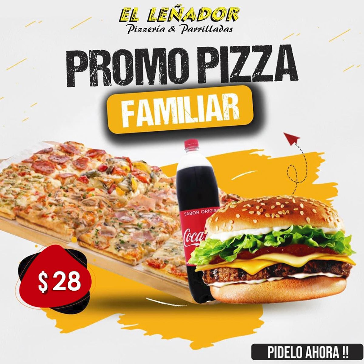 Promo Pizza Familiar